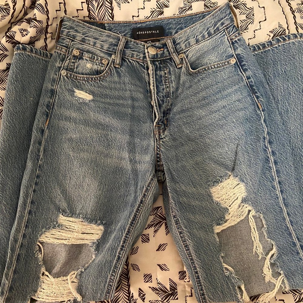 Aeropostale Distressed 90's Baggy Jeans